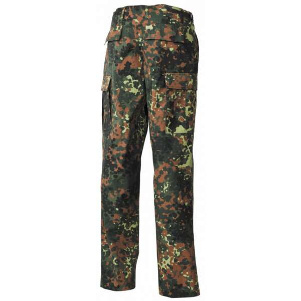 Pantaloni da combattimento USA, BDU, Rip Stop, flecktarn - immagine 4