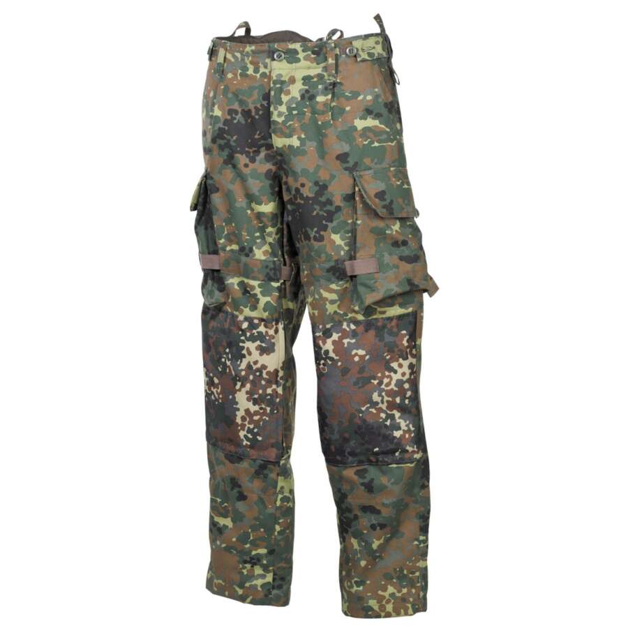 Pantaloni da combattimento BW, uso esercizio, flecktarn