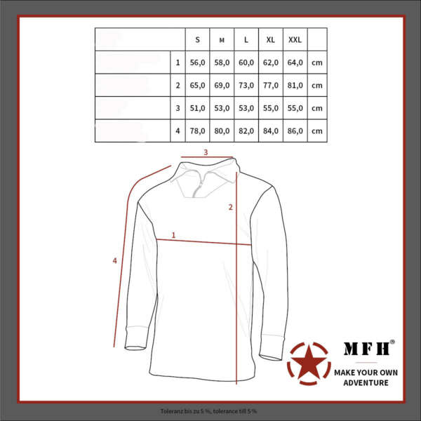 Tactical Shirt USA, maniche lunghe, flecktarn - immagine 2