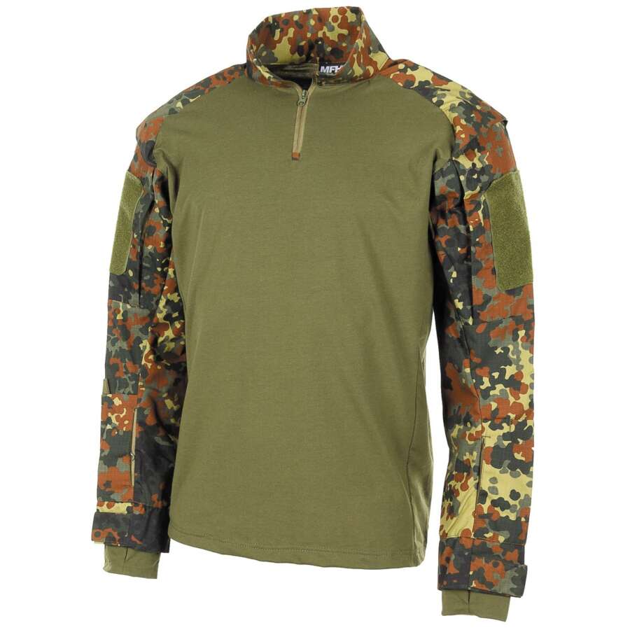 Tactical Shirt USA, maniche lunghe, flecktarn