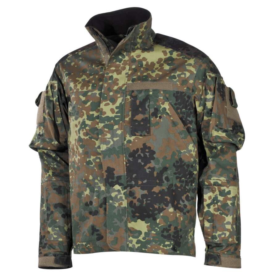 Giacca da combattimento BW, schieramento / esercizio,  mimetizzata flecktarn