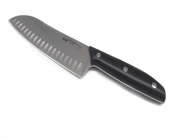 Coltello Due Cigni Santoku lama con alveoli - immagine 2