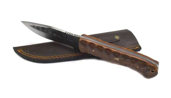 Coltello pakistano in acciaio balestra con fodero - immagine 2