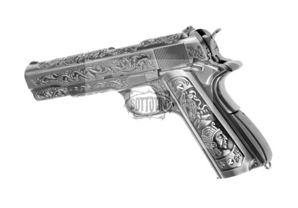 WE M1911 GBB interamente in metallo inciso - immagine 4