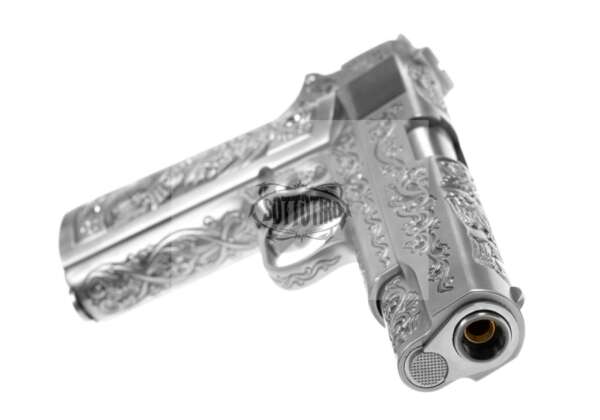WE M1911 GBB interamente in metallo inciso - immagine 5