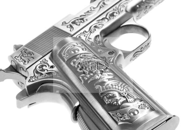 WE M1911 GBB interamente in metallo inciso - immagine 7