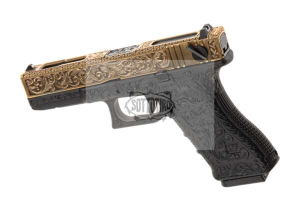 WE18C  Etched Versione in metallo intarsiato  GBB Bronze - immagine 3