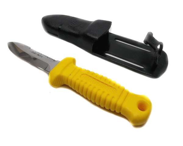 Coltello da sub Mac 9 giallo subacqueo - immagine 2