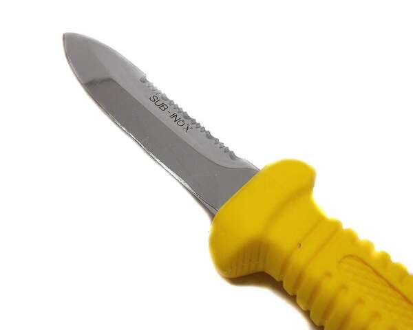Coltello da sub Mac 9 giallo subacqueo - immagine 3
