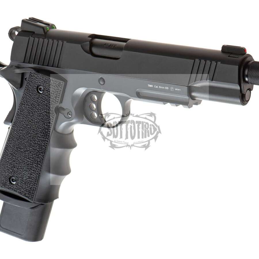 Army Armament M1911 Extended Full Metal GBB - GREY