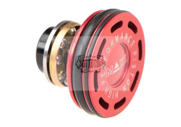 Maxx Model Testa pistone AEG con cuscinetto a sfere a doppio O-ring in alluminio CNC