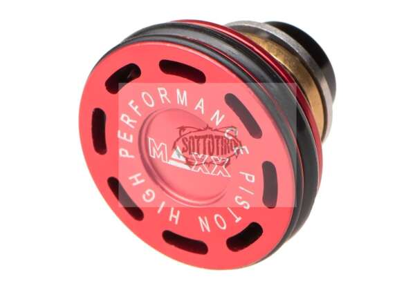Maxx Model Testa pistone AEG con cuscinetto a sfere a doppio O-ring in alluminio CNC - immagine 3