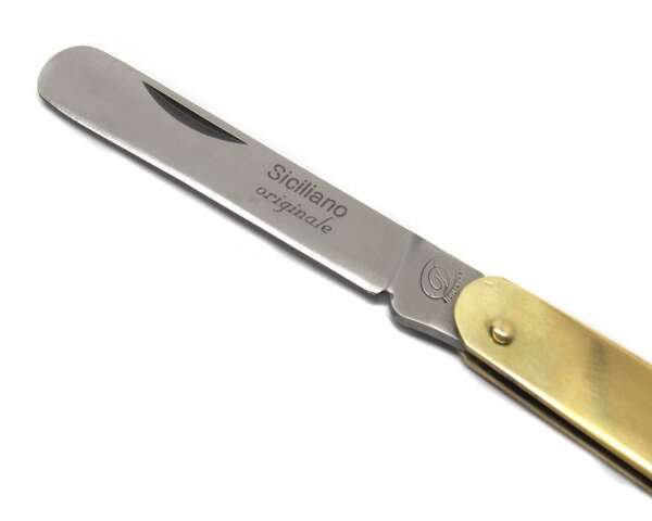Coltello rasolino 1121 cm 17 ottone - immagine 2