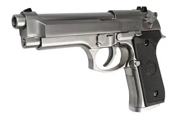 WE Replica della pistola M92 v.2 (LED Box) - argento