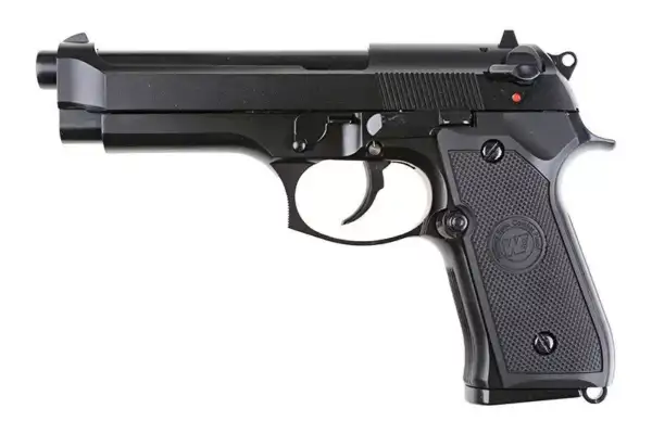 WE Replica della pistola M92 v.2 nera - immagine 2