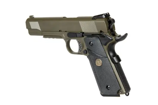 WE Replica della pistola MEU (versione Rail) - oliva - immagine 6