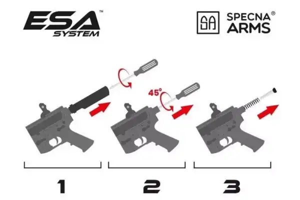 Specna Arms Replica di carabina SA-C05 CORE™ - Mezzo marrone chiaro - immagine 7