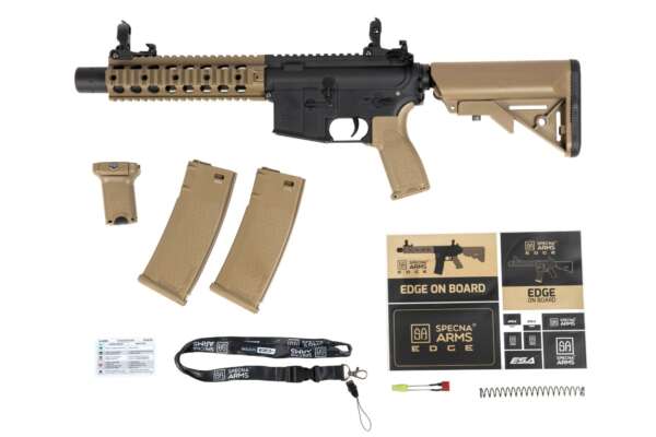 FUCILE ELETTRICO SA-E05 EDGE™ RRA M4 CQB SILENCED CARBINE REPLICA TWO TONE SPECNA ARMS® (SPE-01-023923) - immagine 11