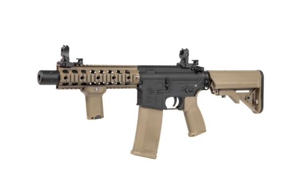 FUCILE ELETTRICO SA-E05 EDGE™ RRA M4 CQB SILENCED CARBINE REPLICA TWO TONE SPECNA ARMS® (SPE-01-023923)
