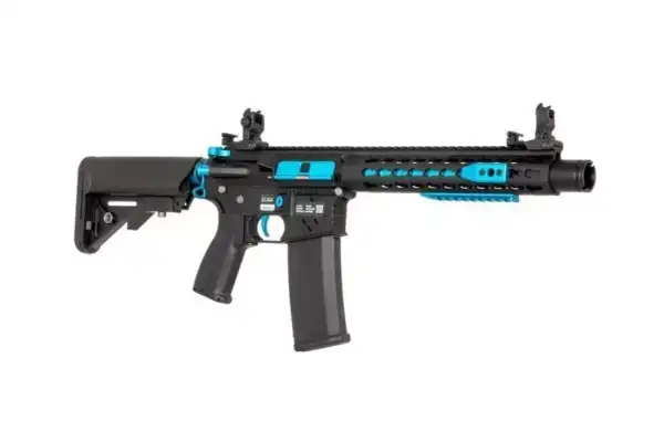 Fucile Elettrico SA-E40 EDGE™ Carbine Replica - Blue Edition [SPE-01-024597] - immagine 3