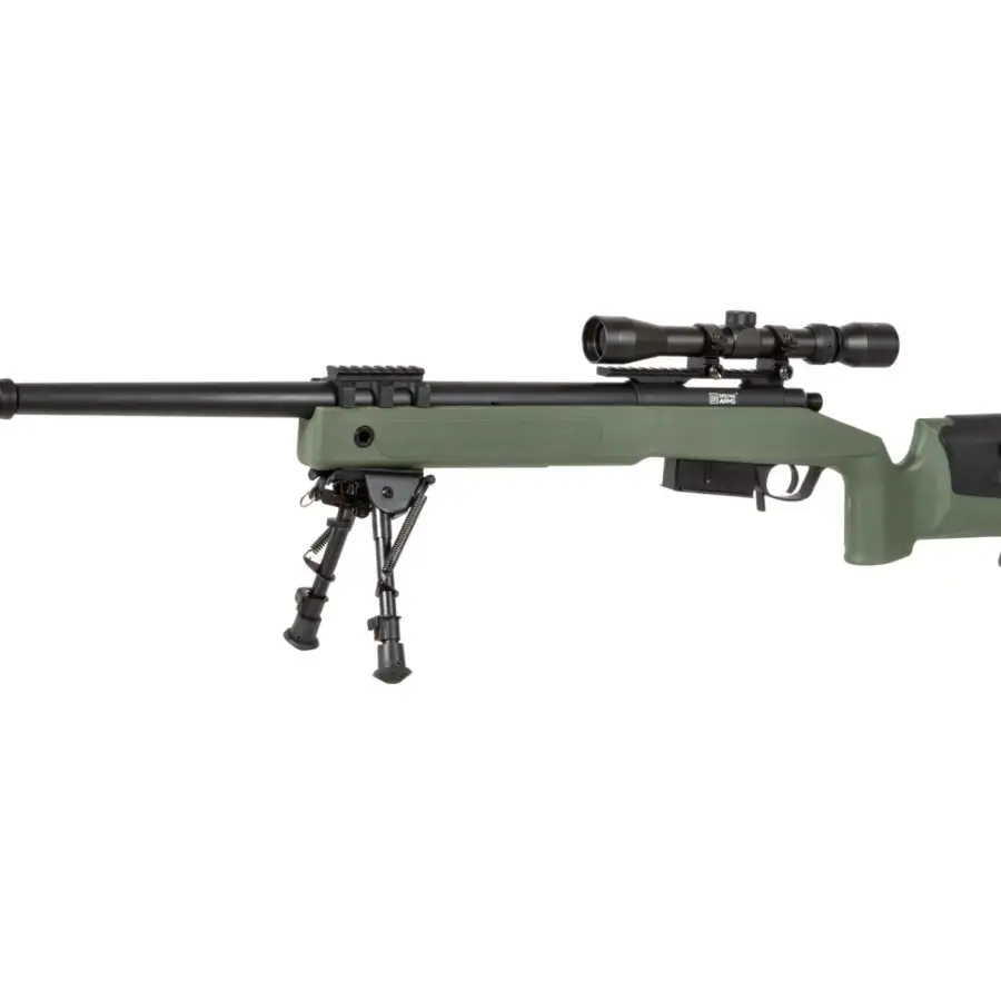 SPECNA ARMS Replica del fucile di precisione SA-S03 CORE™ con mirino e bipiede - verde oliva [SPE-03-026061]