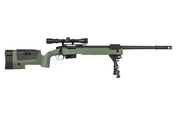 SPECNA ARMS Replica del fucile di precisione SA-S03 CORE™ con mirino e bipiede - verde oliva [SPE-03-026061] - immagine 4