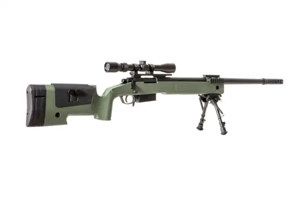 SPECNA ARMS Replica del fucile di precisione SA-S03 CORE™ con mirino e bipiede - verde oliva [SPE-03-026061] - immagine 5