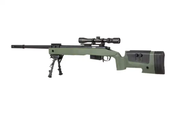 SPECNA ARMS Replica del fucile di precisione SA-S03 CORE™ con mirino e bipiede - verde oliva [SPE-03-026061] - immagine 6