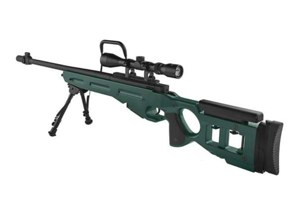[SPE-03-027053] Replica del fucile da cecchino SV-98 CORE™ con bipiede e mirino - verde russo - immagine 5