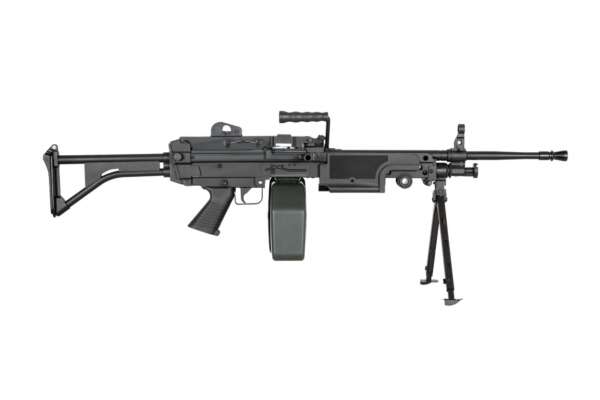 Replica della mitragliatrice SA-249 MK2 CORE™ - Nero - immagine 4
