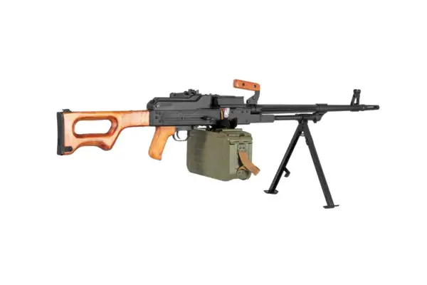 Replica della mitragliatrice AK-PK con elementi in legno - immagine 6
