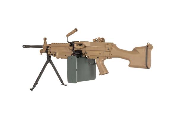 Replica della mitragliatrice SA-249 MK2 CORE™ - Marrone chiaro - immagine 3