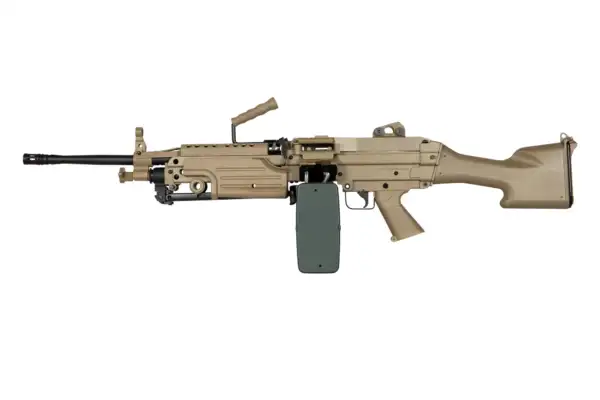 Replica della mitragliatrice SA-249 MK2 EDGE™ - Marrone chiaro - immagine 7