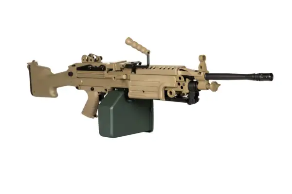 Replica della mitragliatrice SA-249 MK2 EDGE™ - Marrone chiaro - immagine 4