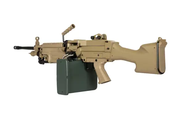 Replica della mitragliatrice SA-249 MK2 EDGE™ - Marrone chiaro - immagine 3