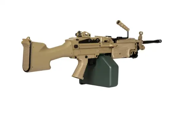 Replica della mitragliatrice SA-249 MK2 EDGE™ - Marrone chiaro - immagine 2
