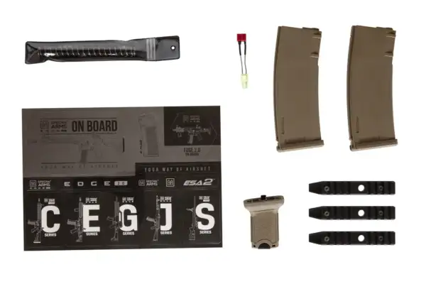 [SPE-01-033914] SA-E09-RH EDGE 2.0™ Carbine Replica Heavy Ops Stock - Mezzo marrone chiaro - immagine 2
