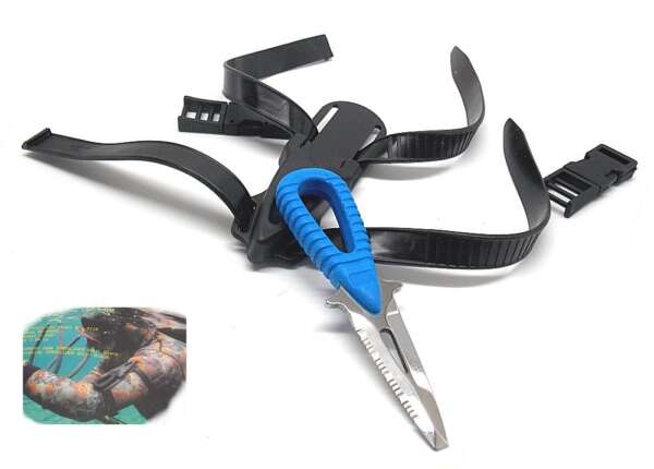 Coltello sub da braccia Mac punta tronca