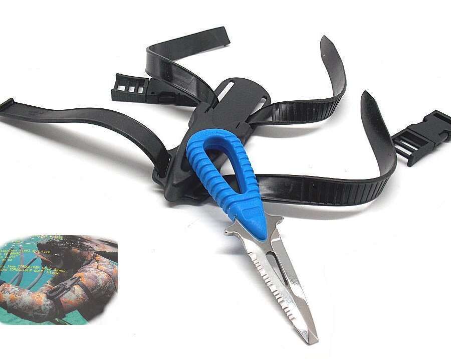 Coltello sub da braccia Mac punta tronca