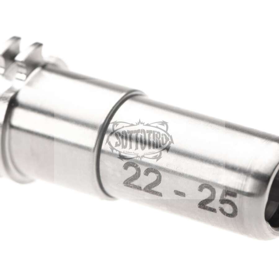 Maxx Model Spingi pallino regolabile in titanio CNC da 22 mm a 25 mm per AEG