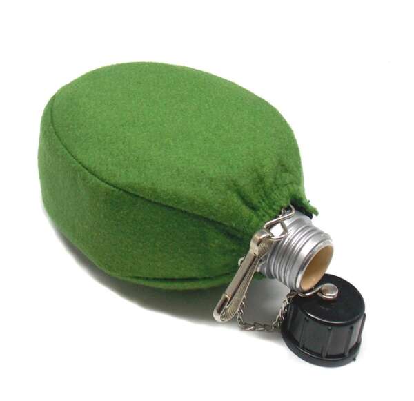 Borraccia Laken 121 alluminio spagnola verde 1 litro