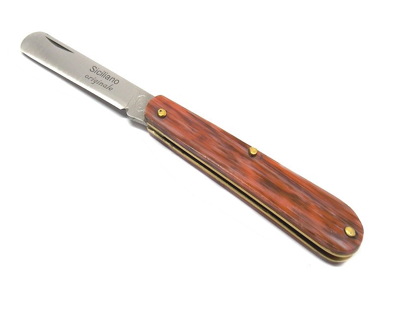 Coltello rasolino cm 15 finto corno 121 15
