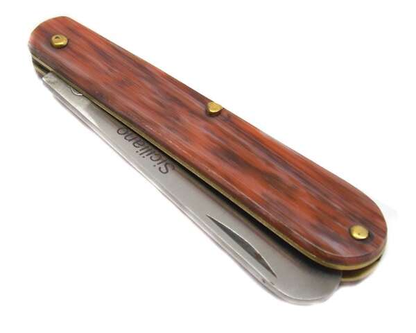 Coltello rasolino cm 15 finto corno 121 15 - immagine 3