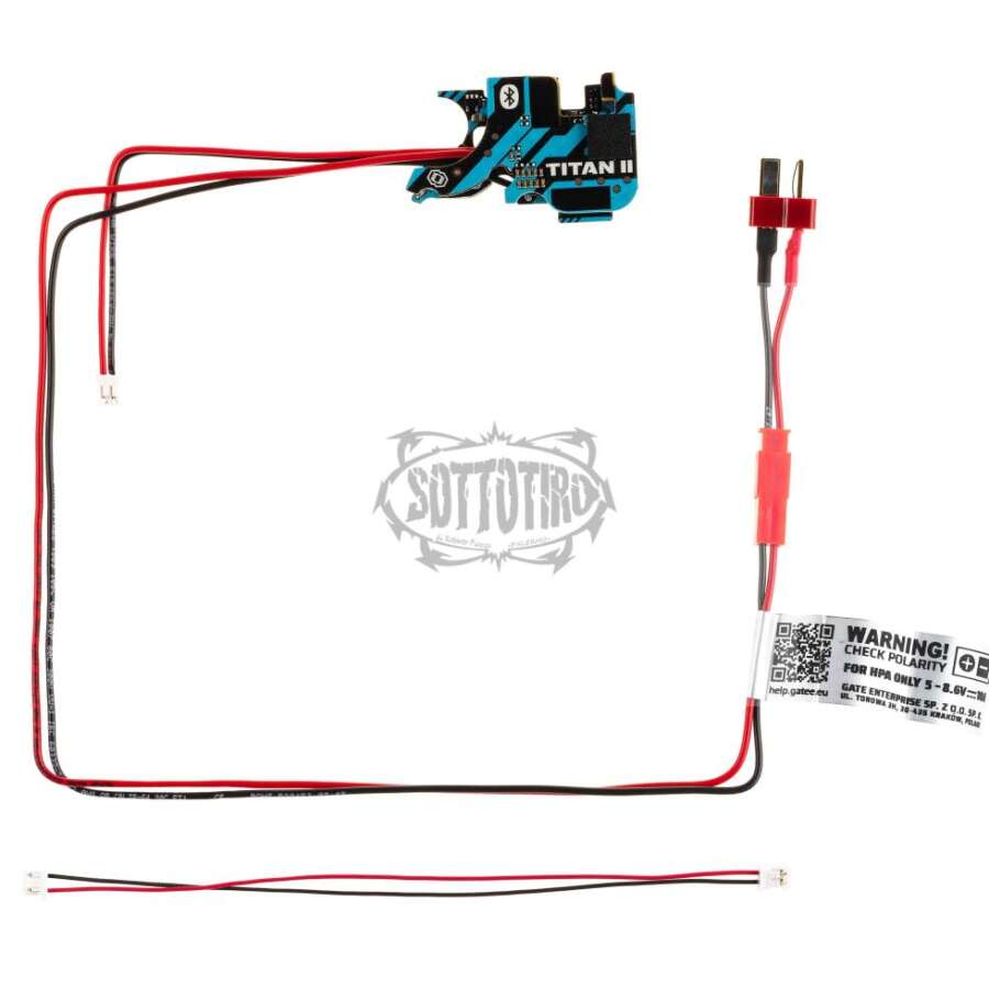 GATE Titan II V2 Bluetooth HPA posteriore cablato