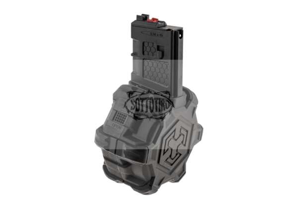 AW Custom Drum Mag AR15 Serie GBB 350bb - immagine 3