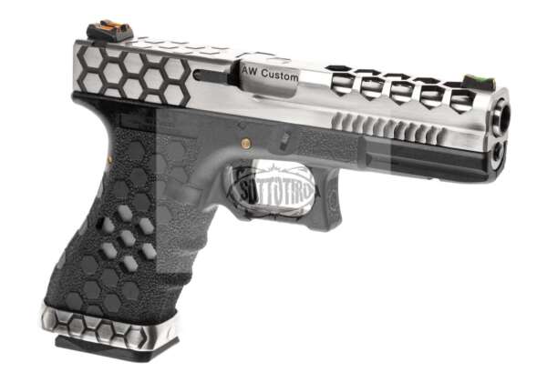 AW Custom VX0200 GBB interamente in metallo con taglio esagonale - immagine 2