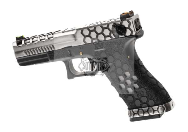 AW Custom VX0200 GBB interamente in metallo con taglio esagonale - immagine 3