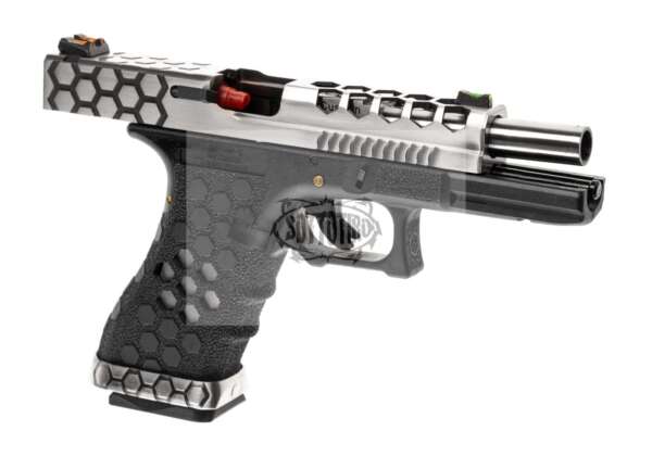 AW Custom VX0200 GBB interamente in metallo con taglio esagonale - immagine 4
