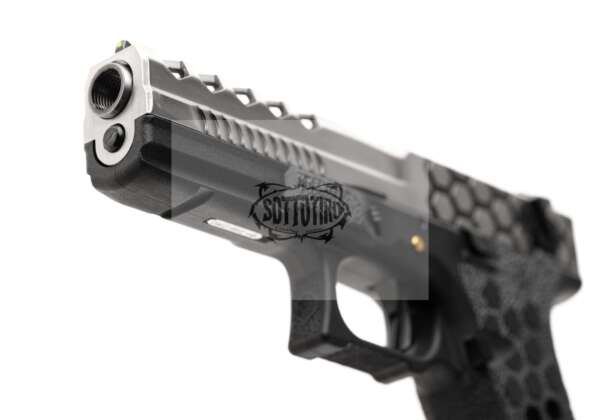 AW Custom VX0200 GBB interamente in metallo con taglio esagonale - immagine 5