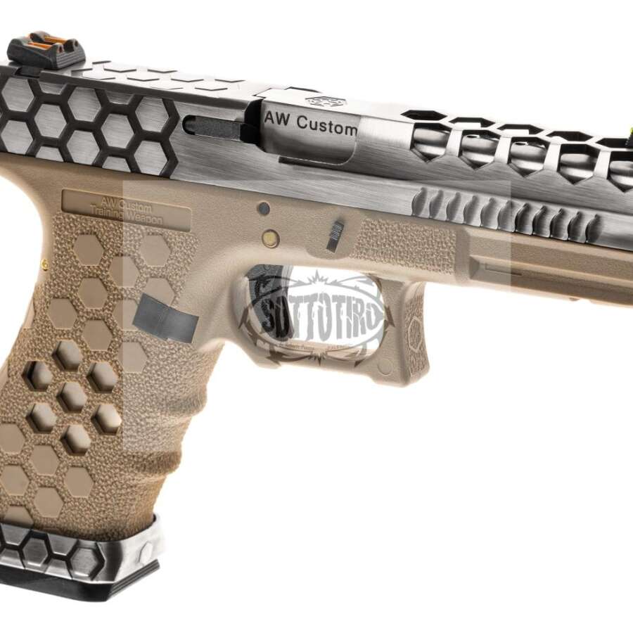 AW Custom VX0210 GBB interamente in metallo con taglio esagonale